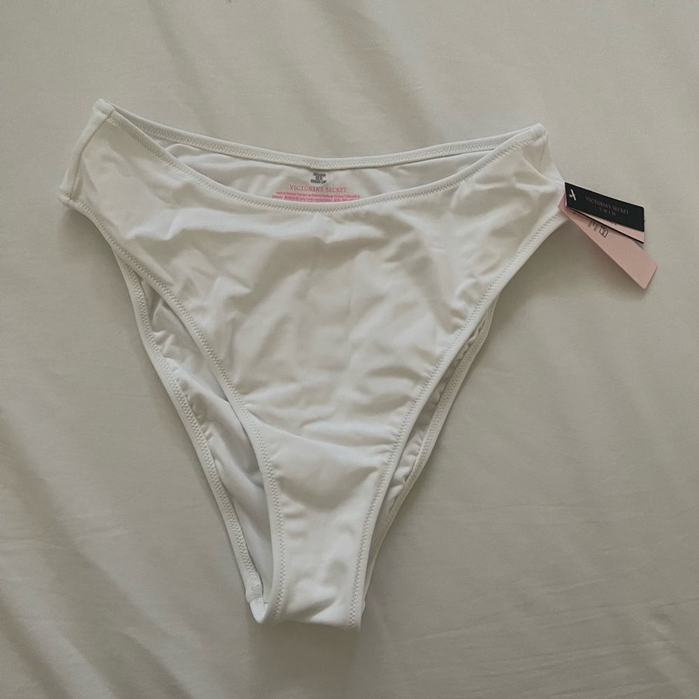 NEW Victoria’s Secret high waist white bikini bottom